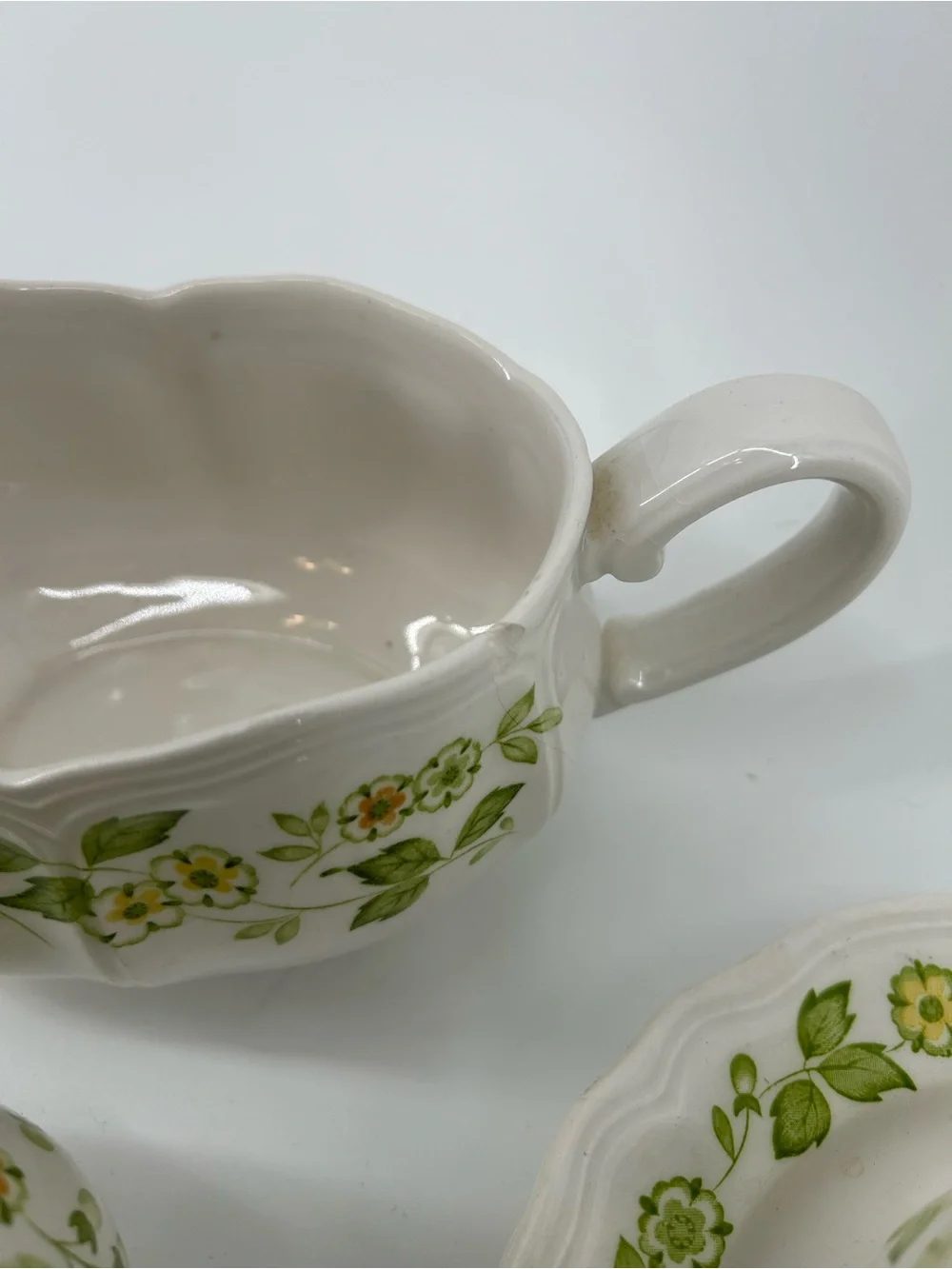 Petite Flora Ironstone 9 piece set
